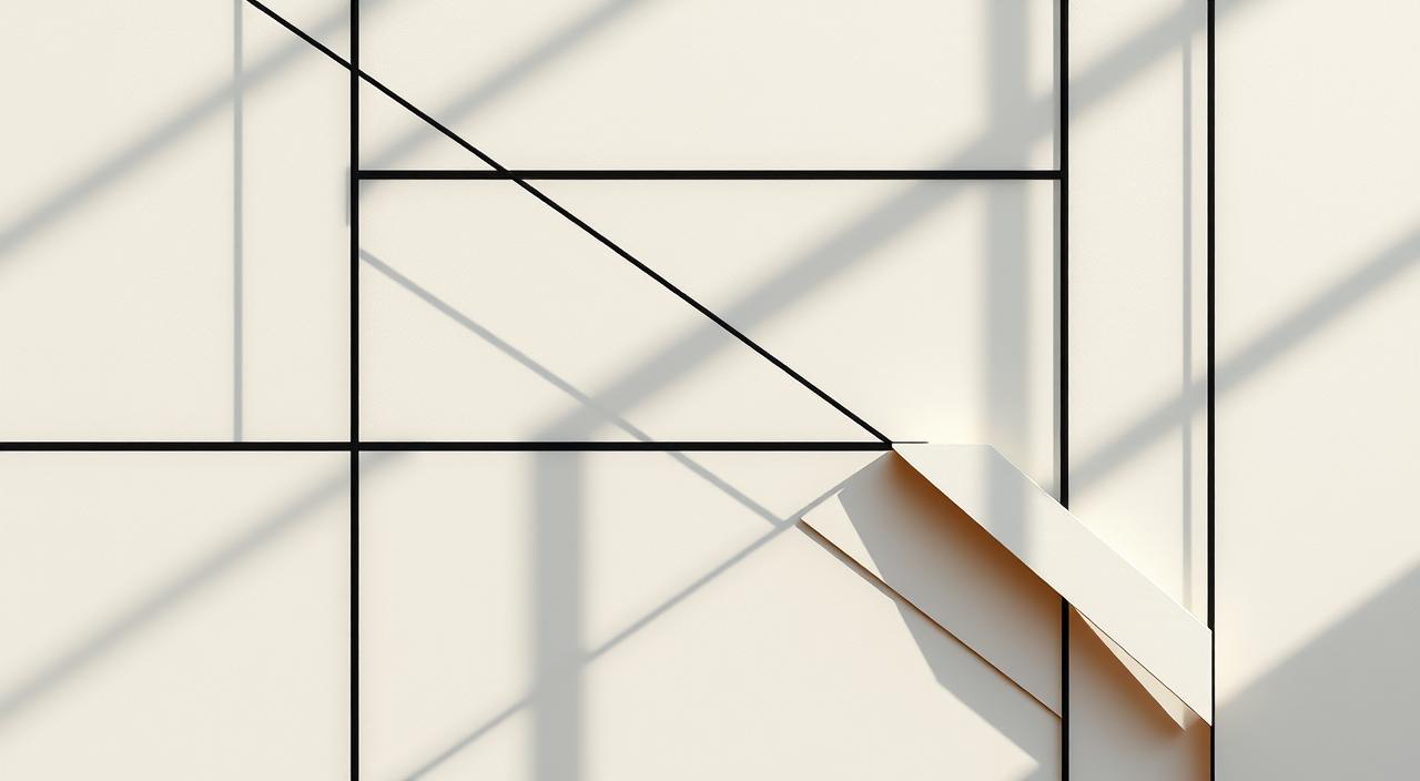 composição com linhas e formas