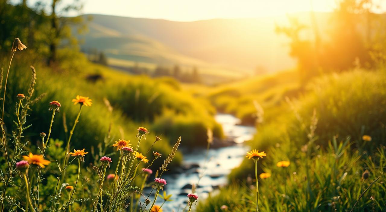 composição de fotos naturais