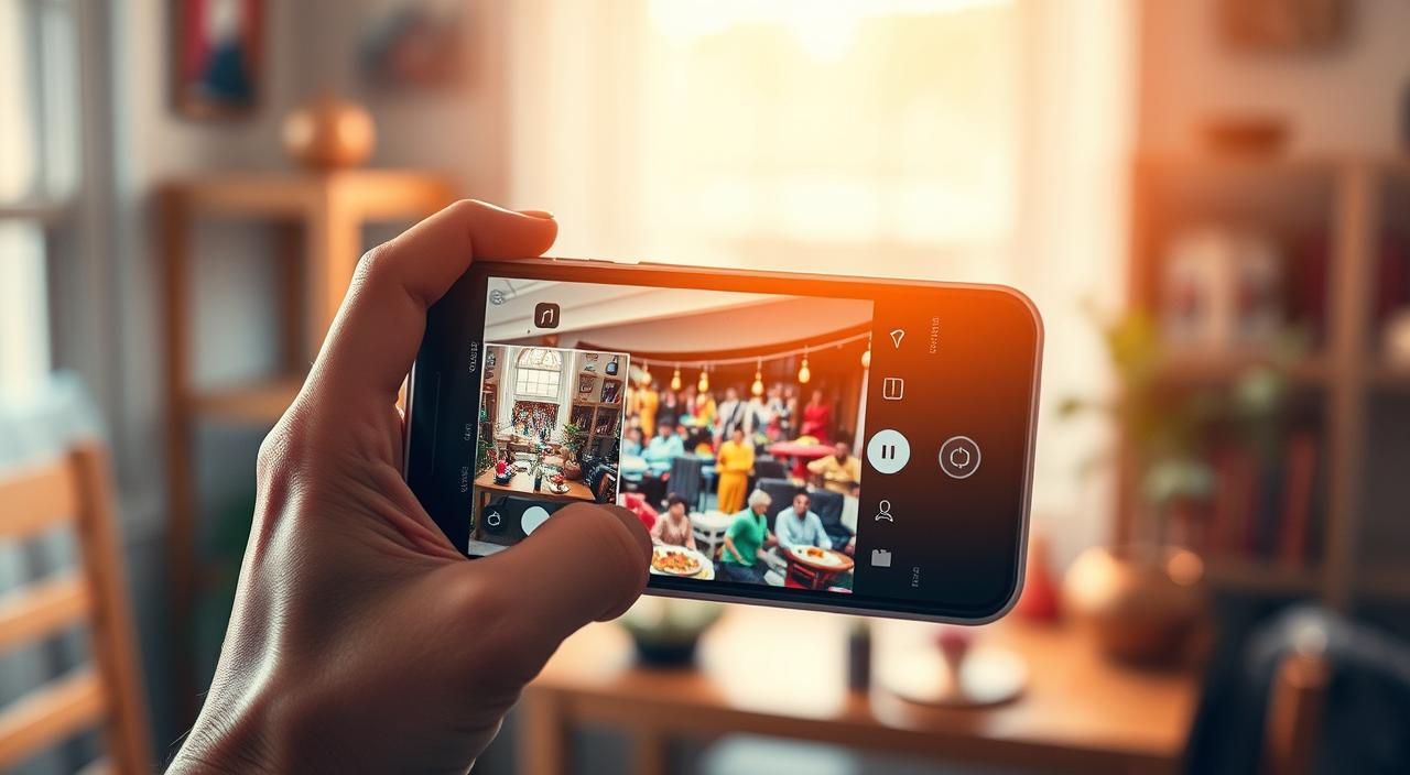 composição fotográfica para celular