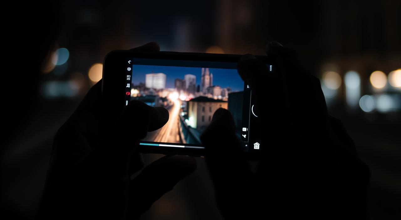 editar fotos noturnas no celular