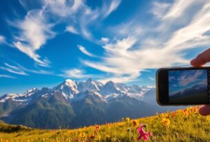 fotografar paisagem com celular
