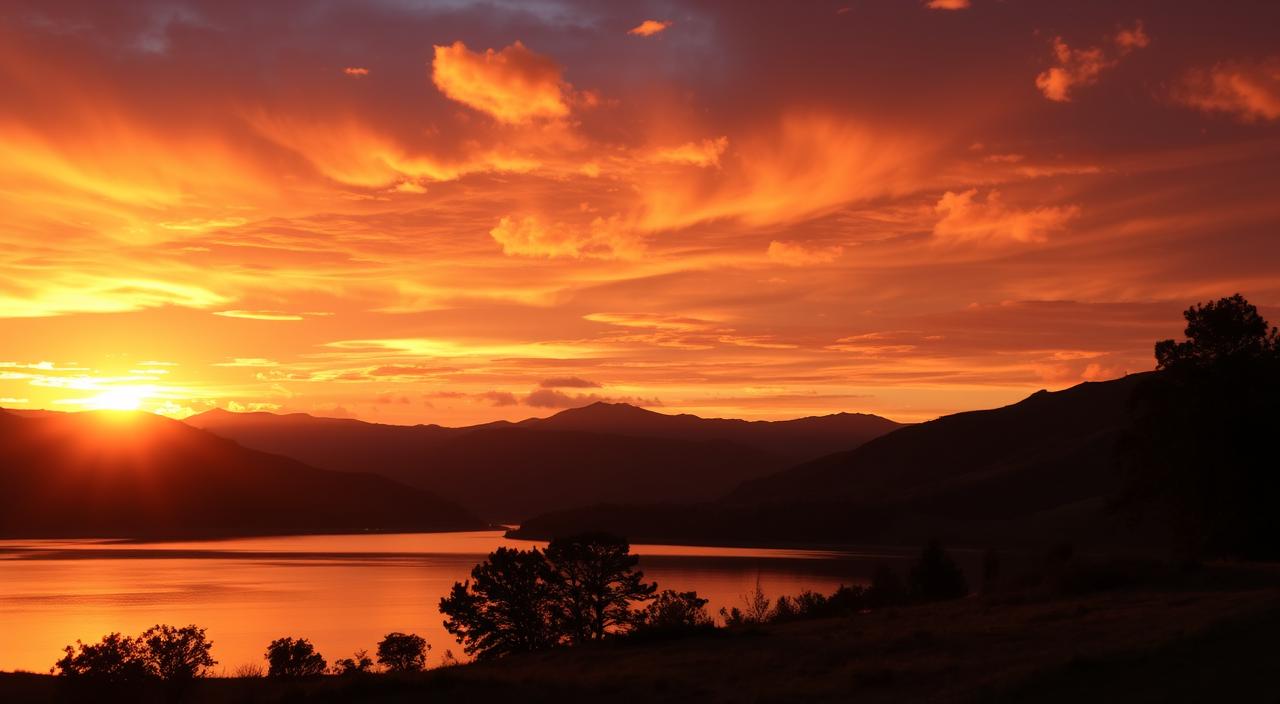 inspiração para fotos de pôr do sol