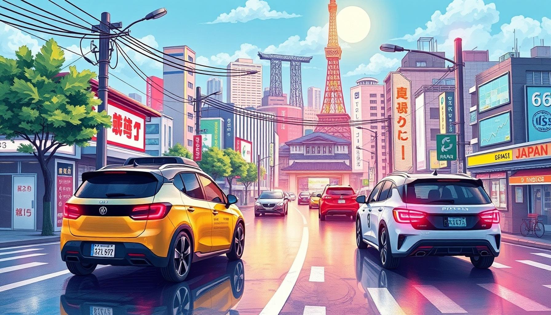 モビリティの革新：日本の都市における自律走行車の未来